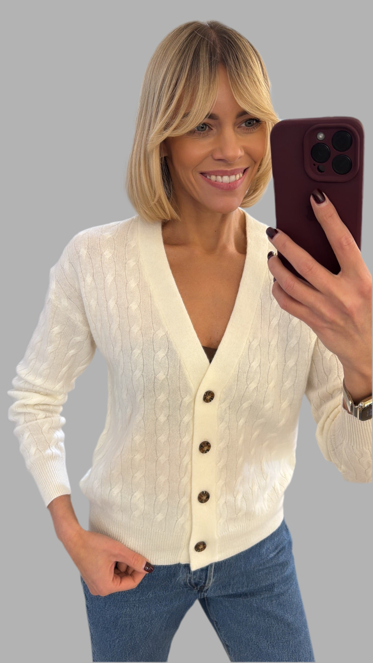 Megztinis su sagutėmis “pura lana”