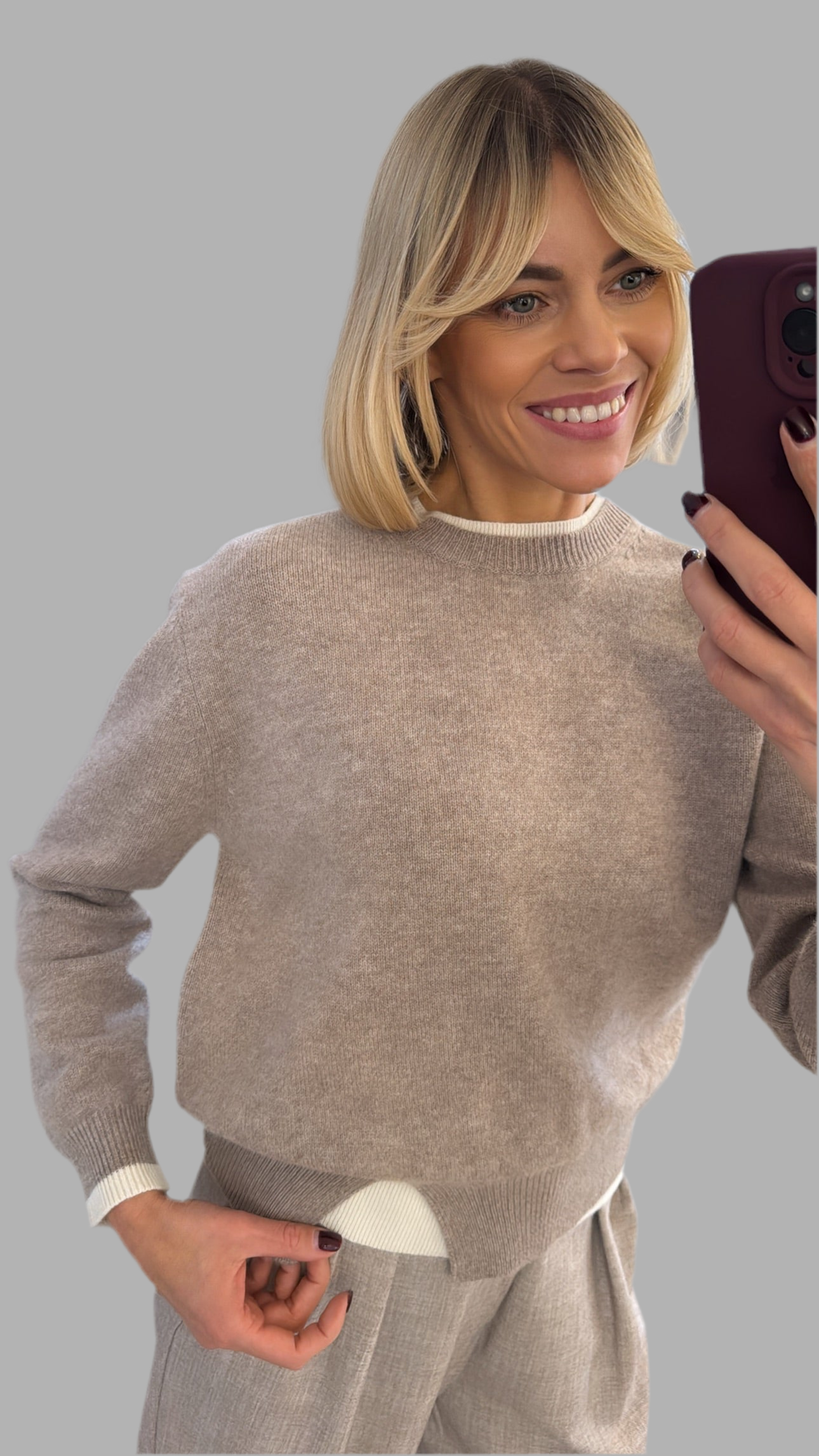 Megztinis “pura lana”