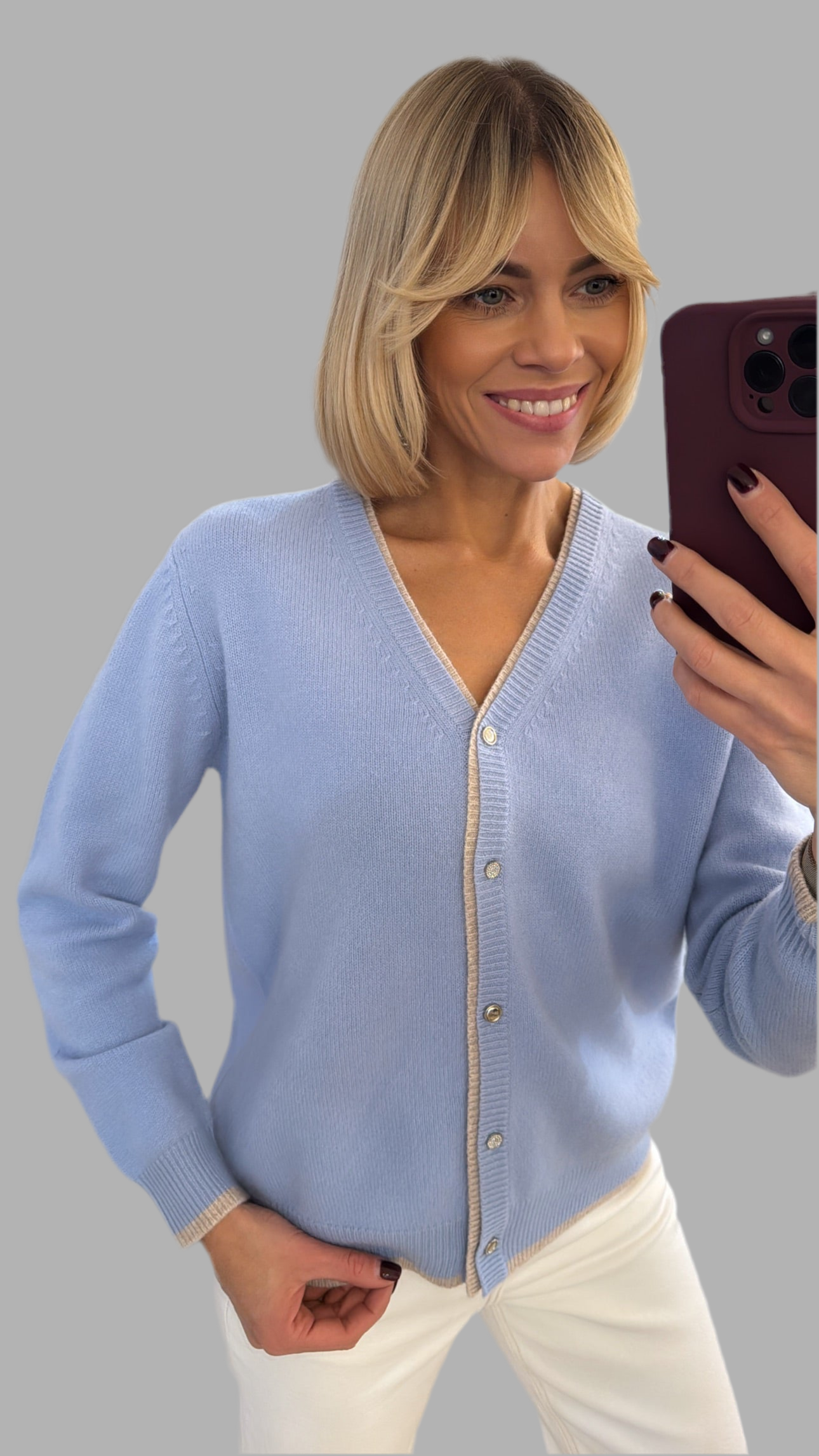 Megztinis su sagutėmis “pura lana”