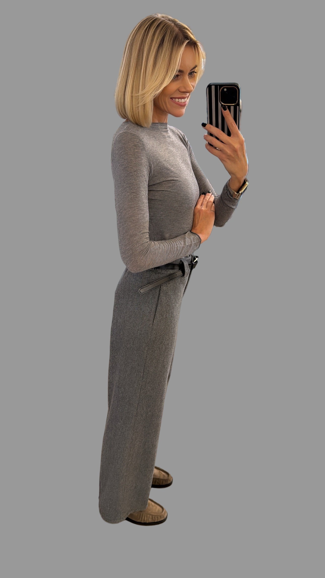 Kelnės šiltesnio audinio