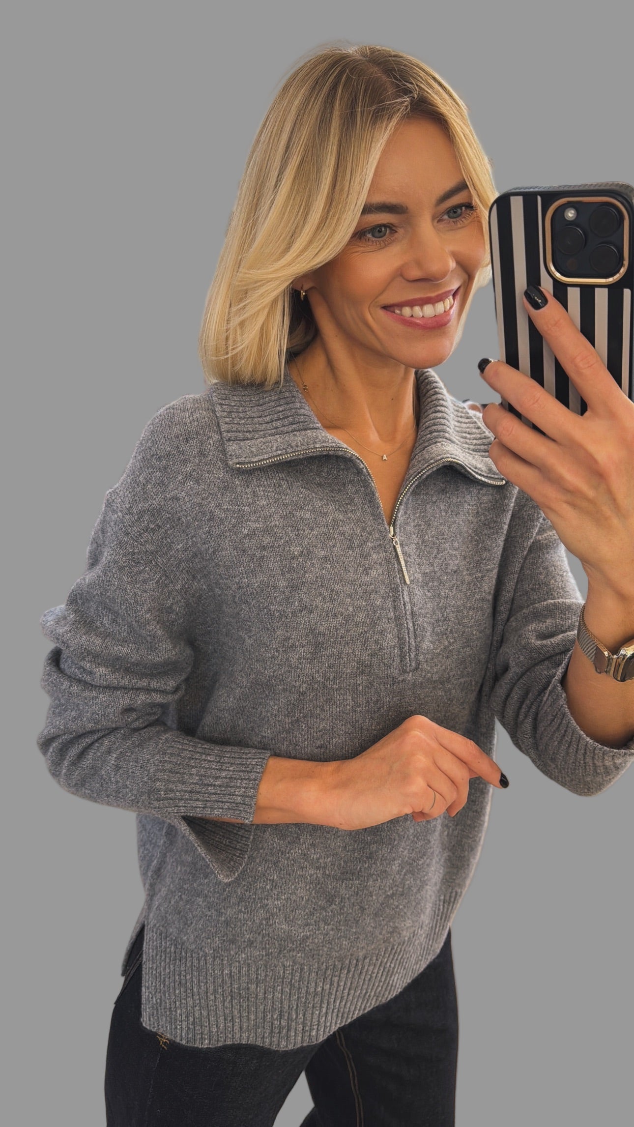 Megztinis su užtrauktuku 1893 PURA LANA