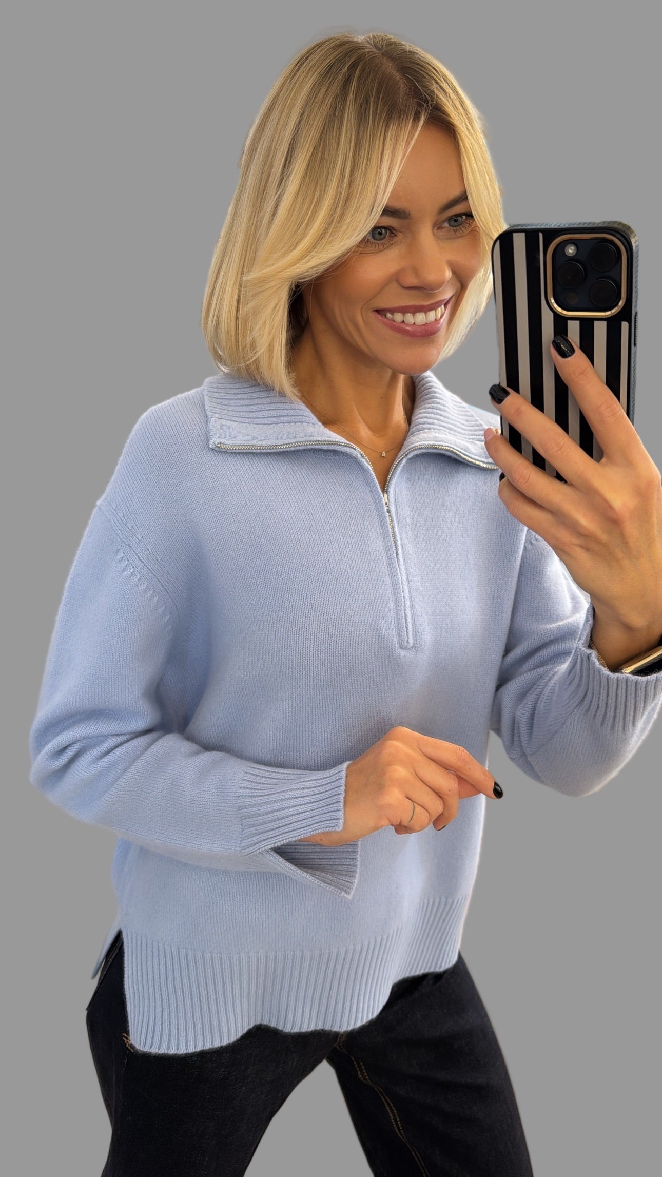 Megztinis su užtrauktuku 1893 PURA LANA