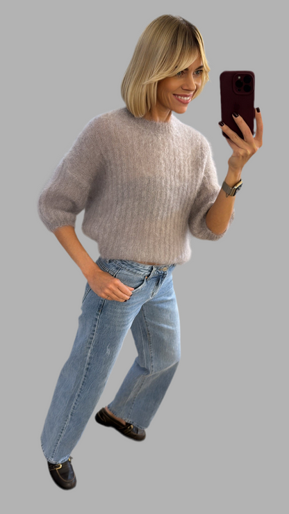 Džinsai žemesniu juosmeniu