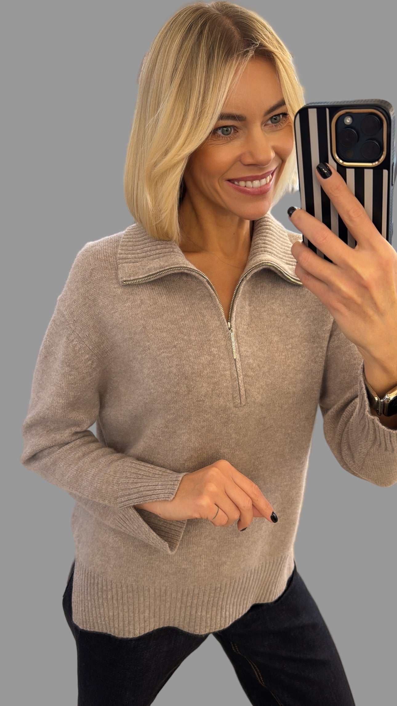 Megztinis su užtrauktuku 1893 PURA LANA