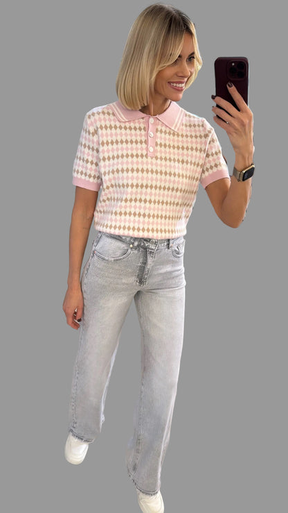 Džinsai tiesaus modelio