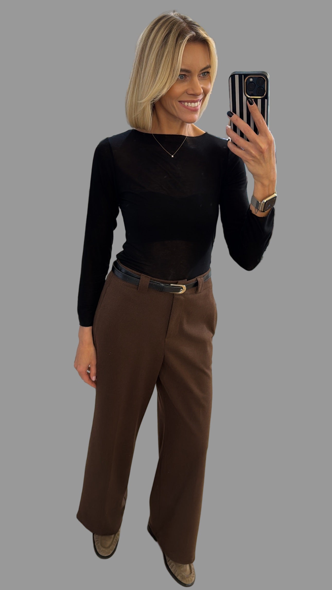 Kelnės šiltesnio audinio