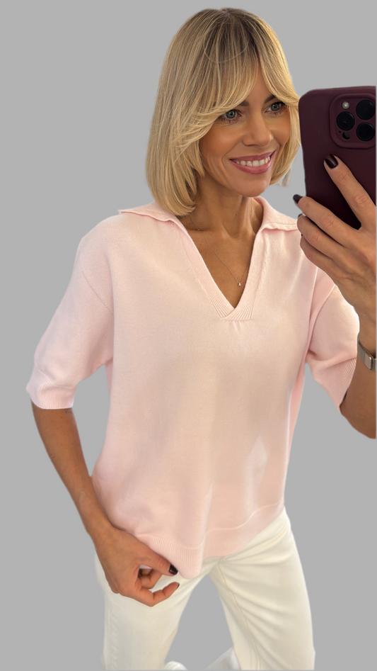 Megztinis polo modelio