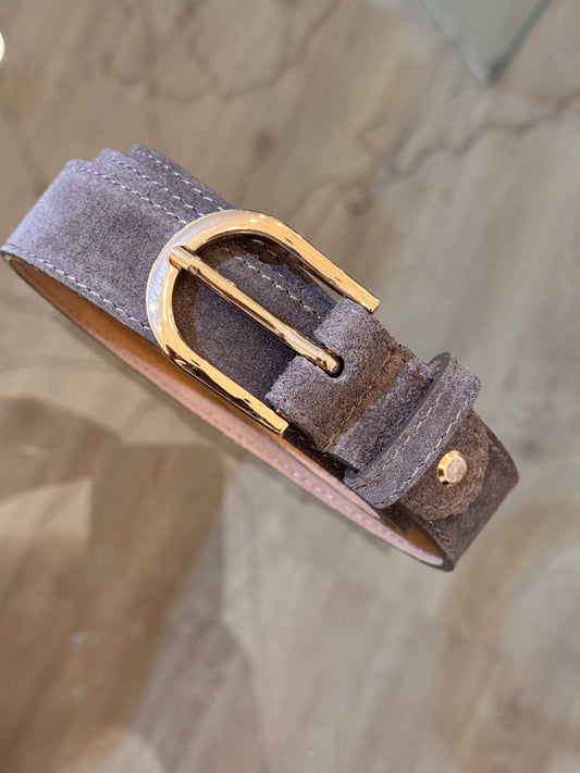 Diržas natūralios suede odos