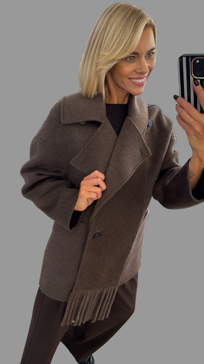 Paltas/Puspaltis su šaliku