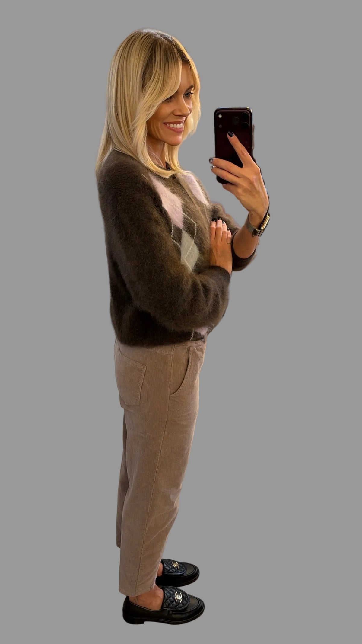 Kelnės mikro velveto